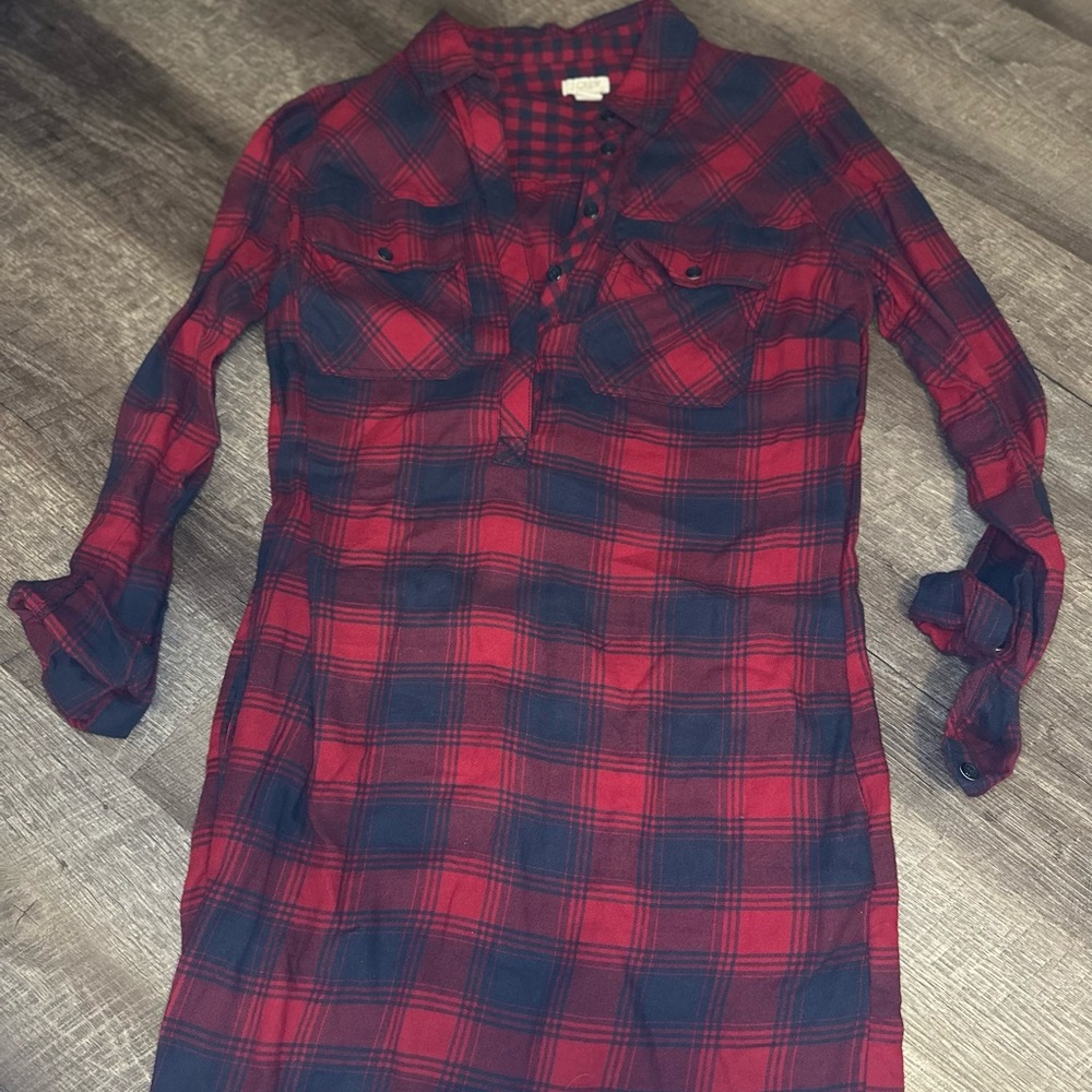 Flannel dress